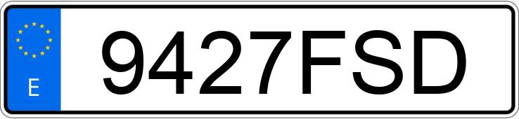 Numer rejestracyjny 9427FSD posiada VOLKSWAGEN NEW BEETLE