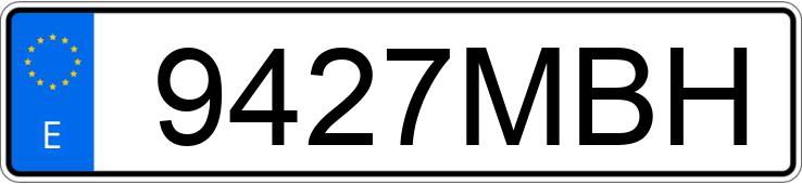 Numer rejestracyjny 9427MBH posiada BMW X5