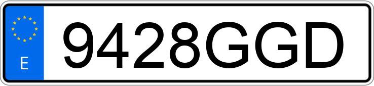 Numer rejestracyjny 9428GGD posiada RENAULT SCENIC Numer rejestracyjny 9428GGD posiada RENAULT SCENIC