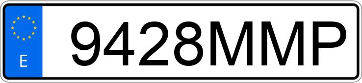 Registreringsnummeret 9428MMP har BMW SERIE 4