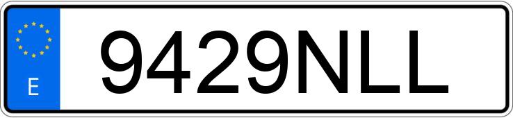 Numer rejestracyjny 9429NLL posiada MERCEDES SPRINTER