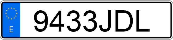 Numer rejestracyjny 9433JDL posiada SEAT LEON