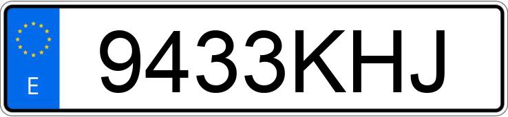 Numer rejestracyjny 9433KHJ posiada BMW SERIE 4