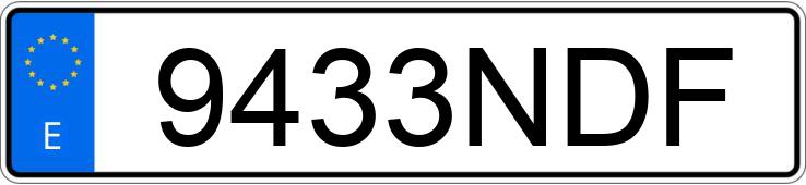 Numer rejestracyjny 9433NDF posiada CUPRA TAVASCAN