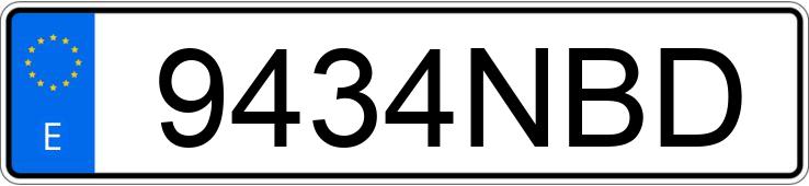 Numer rejestracyjny 9434NBD posiada FORD PUMA Numer rejestracyjny 9434NBD posiada FORD PUMA