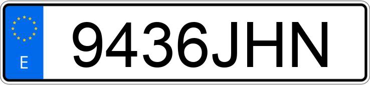 Numer rejestracyjny 9436JHN posiada FORD TOURNEO COURIER