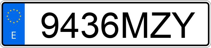 Numer rejestracyjny 9436MZY posiada MH MOTORCYCLES VR 10