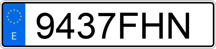 Numer rejestracyjny 9437FHN posiada FORD FOCUS