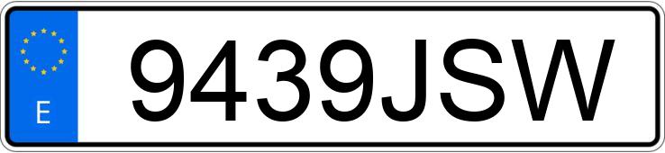 Numer rejestracyjny 9439JSW posiada OPEL INSIGNIA