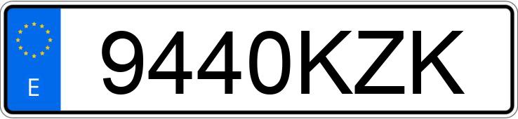 Numer rejestracyjny 9440KZK posiada SKODA KODIAQ