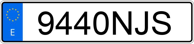 Numer rejestracyjny 9440NJS posiada MAXUS DELIVER 9