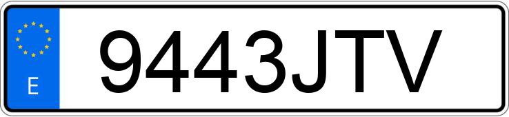 Numer rejestracyjny 9443JTV posiada RENAULT GRAND MODUS