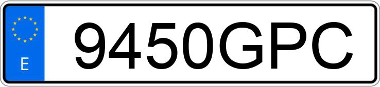 Numer rejestracyjny 9450GPC posiada TOYOTA AURIS