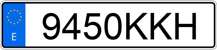 Numer rejestracyjny 9450KKH posiada CITROEN C-ELYSEE