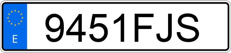 Numer rejestracyjny 9451FJS posiada OPEL ASTRA