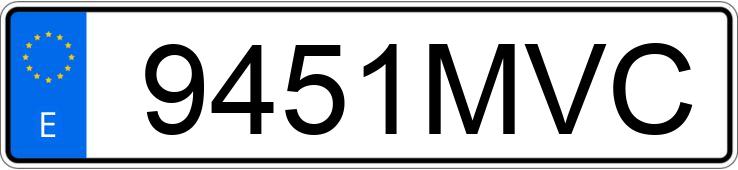 Numer rejestracyjny 9451MVC posiada MERCEDES SPRINTER