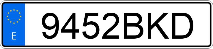 Numer rejestracyjny 9452BKD posiada FIAT PUNTO