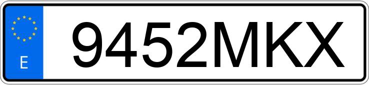 Numer rejestracyjny 9452MKX posiada AUDI A5 SPORTBACK