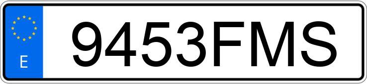 Numer rejestracyjny 9453FMS posiada RENAULT GRAND SCENIC