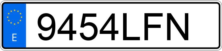 Numer rejestracyjny 9454LFN posiada ALFA ROMEO GIULIA