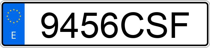 Numer rejestracyjny 9456CSF posiada SEAT LEON