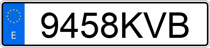 Numer rejestracyjny 9458KVB posiada KIA CEED