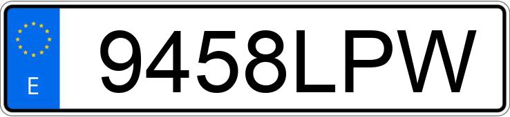 Numer rejestracyjny 9458LPW posiada MERCEDES CLA (118)