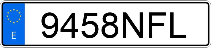 Numer rejestracyjny 9458NFL posiada AUDI A3 SPORTBACK Numer rejestracyjny 9458NFL posiada AUDI A3 SPORTBACK