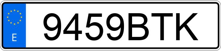 Numer rejestracyjny 9459BTK posiada BMW SERIE 3 Numer rejestracyjny 9459BTK posiada BMW SERIE 3
