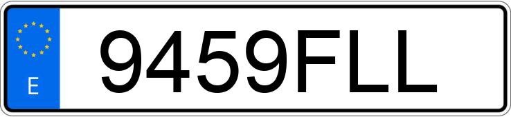 Numer rejestracyjny 9459FLL posiada VOLKSWAGEN GOLF Numer rejestracyjny 9459FLL posiada VOLKSWAGEN GOLF