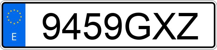 Numer rejestracyjny 9459GXZ posiada AUDI A3 SPORTBACK Numer rejestracyjny 9459GXZ posiada AUDI A3 SPORTBACK