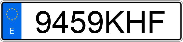 Numer rejestracyjny 9459KHF posiada KIA RIO