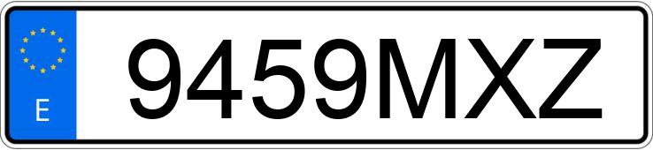 Numer rejestracyjny 9459MXZ posiada MERCEDES GLC (254)