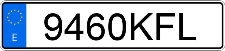 Numer rejestracyjny 9460KFL posiada VOLKSWAGEN SCIROCCO