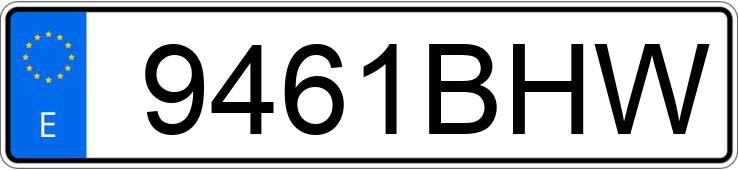 Numer rejestracyjny 9461BHW posiada SEAT CORDOBA