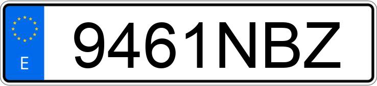 Numer rejestracyjny 9461NBZ posiada TOYOTA C-HR