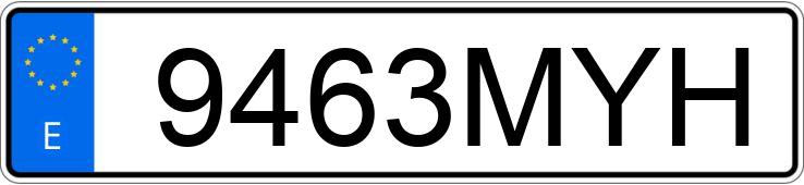 Numer rejestracyjny 9463MYH posiada BMW X5