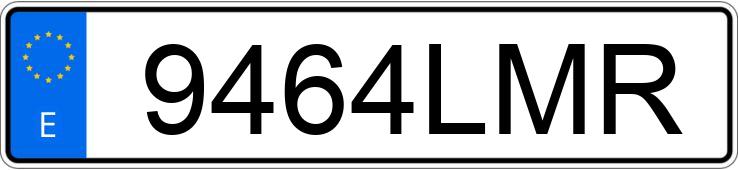 Numer rejestracyjny 9464LMR posiada VOLVO V60