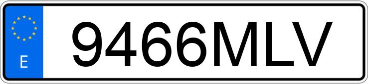 Numer rejestracyjny 9466MLV posiada SKODA KAMIQ