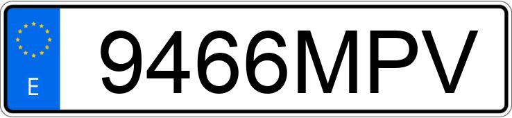 Numer rejestracyjny 9466MPV posiada BMW X6