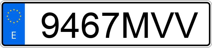 Numer rejestracyjny 9467MVV posiada PEUGEOT 208