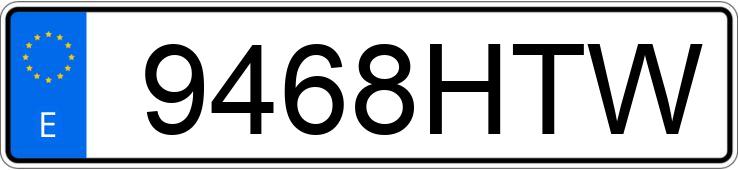 Registreringsnummeret 9468HTW har AUDI A4 Registreringsnummeret 9468HTW har AUDI A4