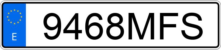 Numer rejestracyjny 9468MFS posiada DACIA JOGGER