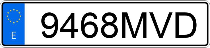 Numer rejestracyjny 9468MVD posiada RENAULT RAFALE Numer rejestracyjny 9468MVD posiada RENAULT RAFALE