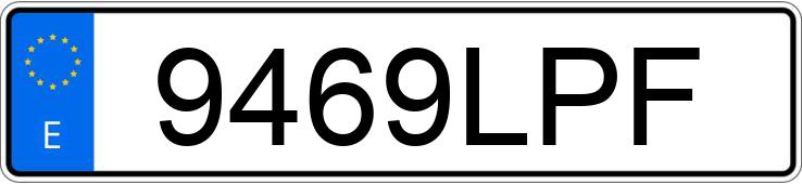 Numer rejestracyjny 9469LPF posiada PEUGEOT PARTNER