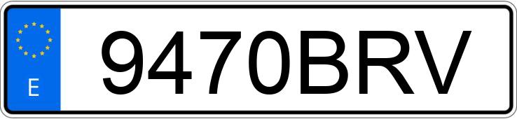 Numer rejestracyjny 9470BRV posiada RENAULT MEGANE