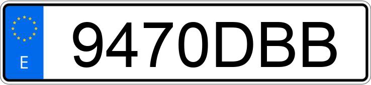 Numer rejestracyjny 9470DBB posiada RENAULT CLIO