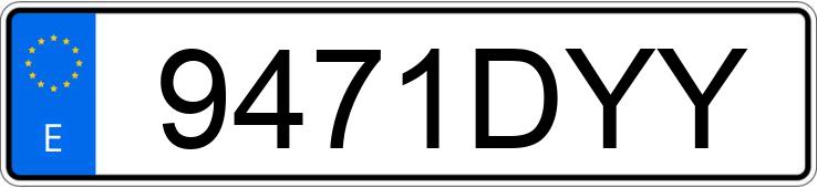 Numer rejestracyjny 9471DYY posiada SMART ROADSTER Numer rejestracyjny 9471DYY posiada SMART ROADSTER