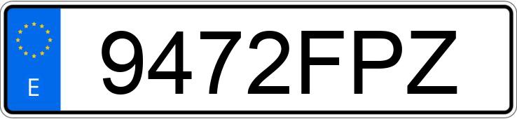 Numer rejestracyjny 9472FPZ posiada CITROEN C4