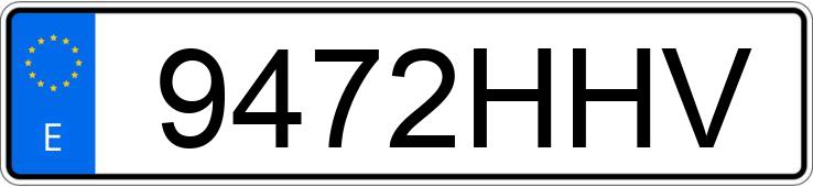 Numer rejestracyjny 9472HHV posiada PEUGEOT 5008